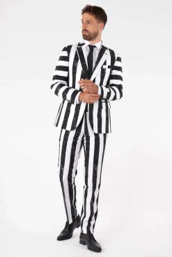 OppoSuits Beetlejuice™|Heren Halloweenpakken|Vrijgezellenfeest Pakken