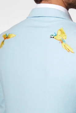 OppoSuits Birdie - Soft Blue|Heren Zomer Blazers
