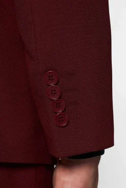 OppoSuits Blazing Burgundy|Heren Vrijgezellenfeest Pakken|Trouwpakken