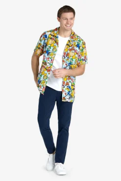 OppoSuits Bowsers Kingdom|Heren Zomer Overhemden|Hawaii Shirts