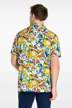 OppoSuits Bowsers Kingdom|Heren Zomer Overhemden|Hawaii Shirts