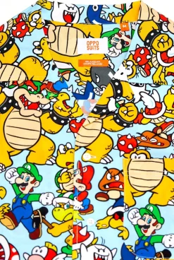 OppoSuits Bowsers Kingdom|Heren Zomer Overhemden|Hawaii Shirts