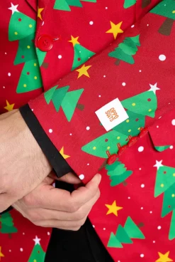 OppoSuits Christmas Trees & Stars|Heren Kerst Blazers