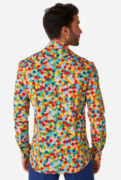OppoSuits Confetteroni|Heren Casual Overhemden