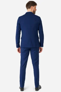 OppoSuits Daily Dark Blue|Heren Trouwpakken|Effen Gekleurde Pakken