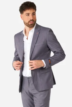 OppoSuits Daily Dark Grey|Heren Vrijgezellenfeest Pakken|Daily- Casual Pakken