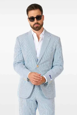 OppoSuits Daily Seersucker|Heren Vrijgezellenfeest Pakken|Daily- Casual Pakken
