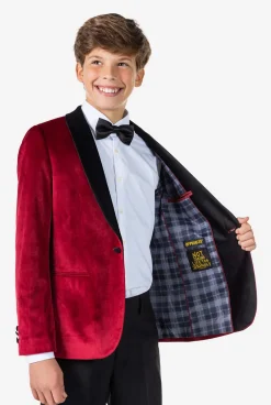 OppoSuits Dinner Jacket - Burgundy| Blazers