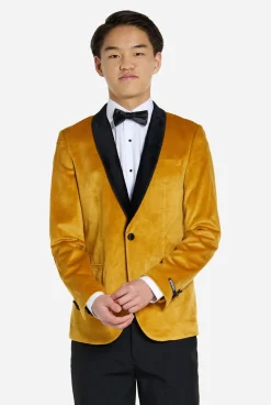 OppoSuits Dinner Jacket - Gold| Blazers