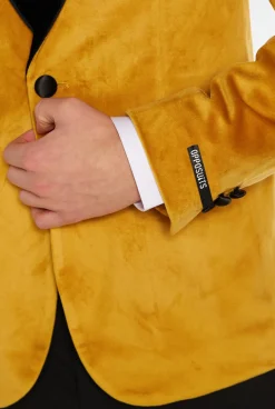 OppoSuits Dinner Jacket - Gold| Blazers