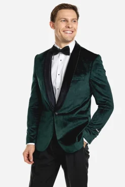 OppoSuits Dinner Jacket - Rich Green|Heren Deluxe Blazers|Kerst Blazers
