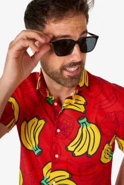 OppoSuits Donkey Kong™|Heren Zomer Overhemden|Casual Overhemden