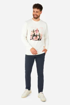 OppoSuits Elf™ - Buddy's Dinner|Heren Kerst Sweaters