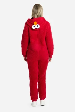 OppoSuits Elmo|DAMES Karakter Onesies|Effen Gekleurde Onesies