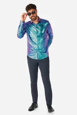 OppoSuits Fancy Fish|Heren Halloween Overhemden|Casual Overhemden