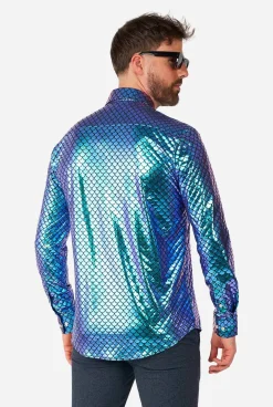 OppoSuits Fancy Fish|Heren Halloween Overhemden|Casual Overhemden