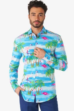 OppoSuits Flaminguy|Heren Casual Overhemden