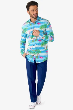 OppoSuits Flaminguy|Heren Casual Overhemden