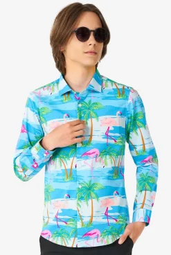 OppoSuits Flaminguy| Casual Overhemden