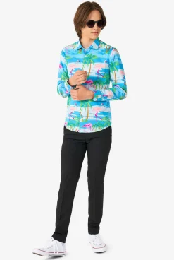 OppoSuits Flaminguy| Casual Overhemden