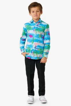 OppoSuits Flaminguy| Casual Overhemden