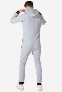 OppoSuits Gentle Grey|DAMES Effen Gekleurde Onesies|Effen Gekleurde Onesies