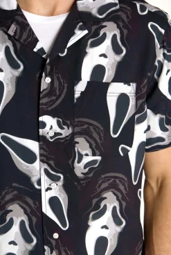 OppoSuits GhostFace®|Heren Halloween Overhemden|Zomer Overhemden