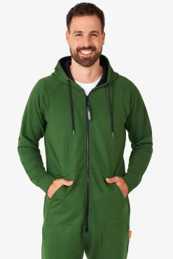 OppoSuits Glorious Green|DAMES Effen Gekleurde Onesies|Effen Gekleurde Onesies