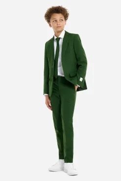 OppoSuits Glorious Green| Effen Gekleurde Pakken|Kerst Pakken
