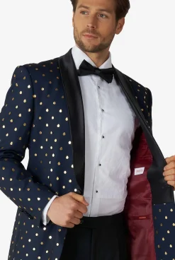 OppoSuits Goldy Dots|Heren Kerst Smokings