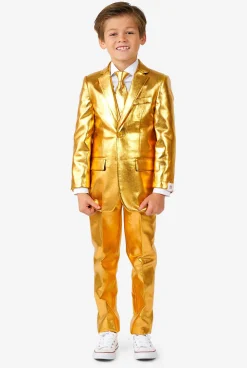 OppoSuits Groovy Gold| Effen Gekleurde Pakken