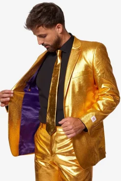 OppoSuits Groovy Gold|Heren Vrijgezellenfeest Pakken|Trouwpakken