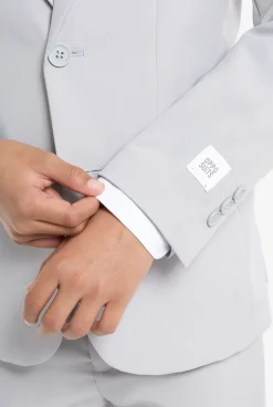 OppoSuits Groovy Grey| Effen Gekleurde Pakken