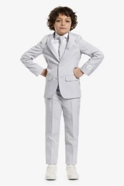 OppoSuits Groovy Grey| Effen Gekleurde Pakken