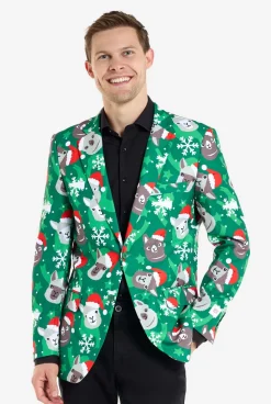 OppoSuits Holiday Llamas|Heren Kerst Blazers