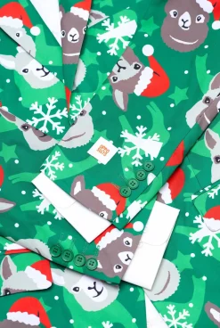 OppoSuits Holiday Llamas|Heren Kerst Blazers
