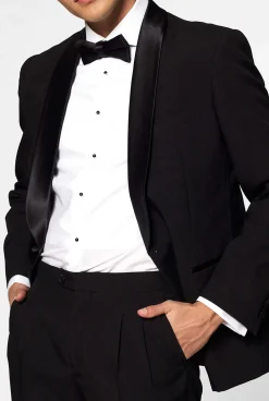 OppoSuits Jet Set Black|Heren Examen Smokings|Kerst Smokings