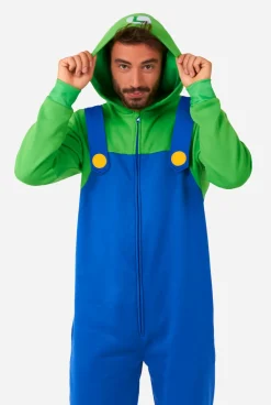 OppoSuits Luigi|DAMES Karakter Onesies|Effen Gekleurde Onesies