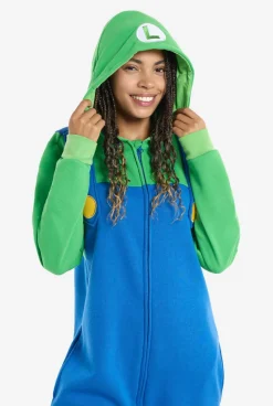 OppoSuits Luigi|DAMES Karakter Onesies|Effen Gekleurde Onesies