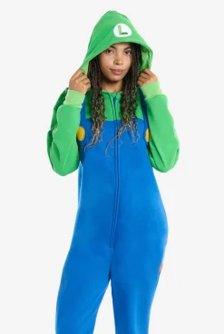 OppoSuits Luigi|DAMES Karakter Onesies|Effen Gekleurde Onesies