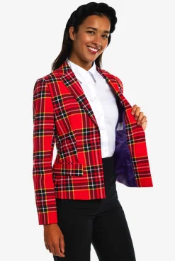 OppoSuits Lumberjackie|DAMES Kerstblazers