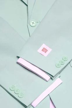 OppoSuits Magic Mint| Effen Gekleurde Pakken
