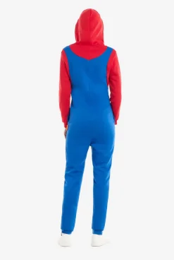 OppoSuits Mario|DAMES Karakter Onesies|Effen Gekleurde Onesies