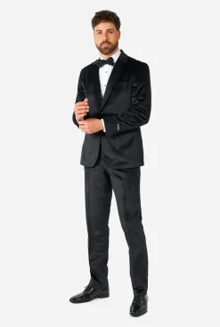 OppoSuits Midnight Black Velvet|Heren Kerst Smokings