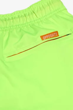 OppoSuits Neon Lucky Lime|Heren Zwembroeken