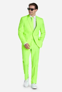 OppoSuits Neon Lucky Lime|Heren Vrijgezellenfeest Pakken|Trouwpakken