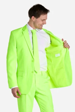 OppoSuits Neon Lucky Lime|Heren Vrijgezellenfeest Pakken|Trouwpakken