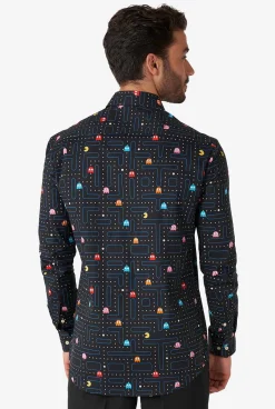 OppoSuits PAC-MAN™|Heren Halloween Overhemden|Casual Overhemden