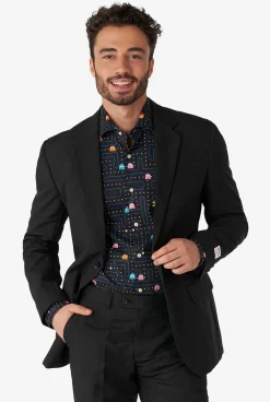 OppoSuits PAC-MAN™|Heren Halloween Overhemden|Casual Overhemden