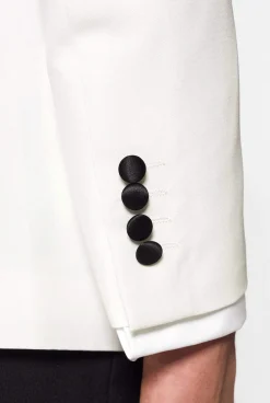 OppoSuits Pearly White|Heren Examen Smokings|Kerst Smokings